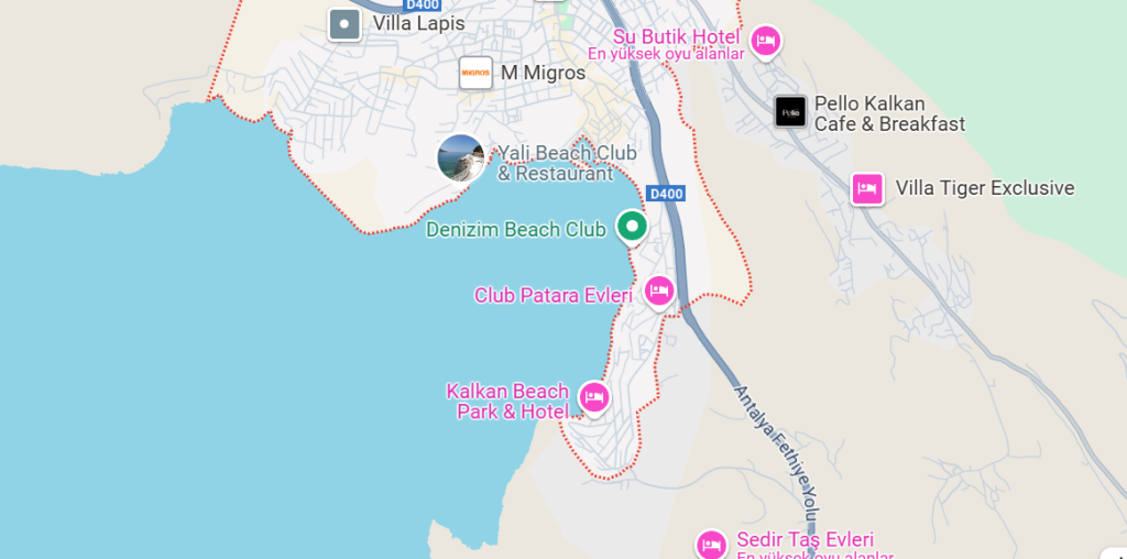 Kalkan nerede