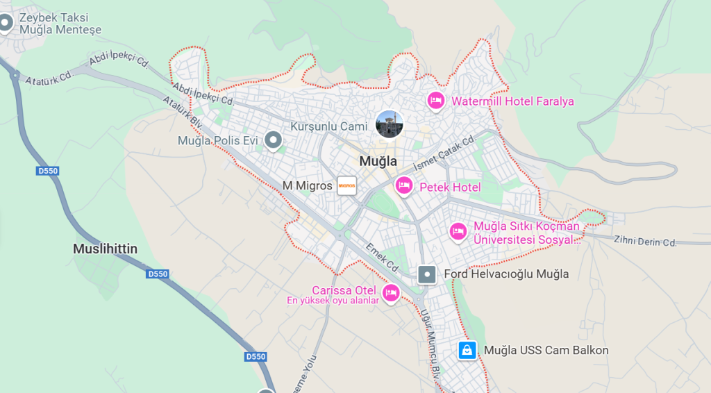Muğla nerede